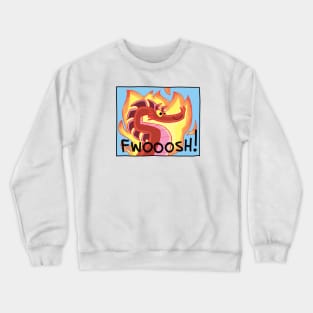 Fwoosh on fire Crewneck Sweatshirt